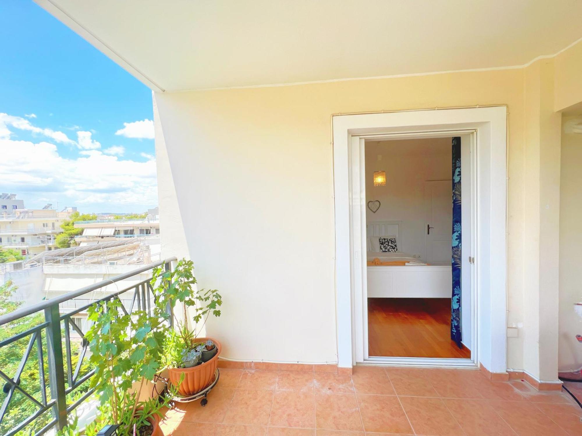 温馨花园公寓：高层景观与亲子主题 Apartment Athens