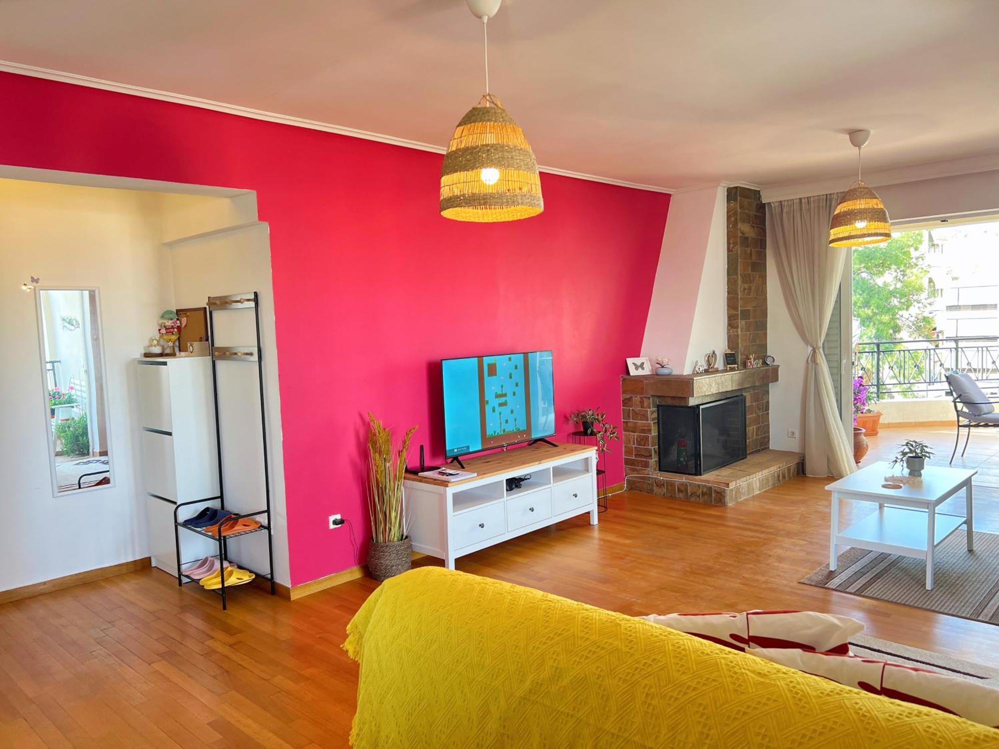 温馨花园公寓：高层景观与亲子主题 Apartment Athens